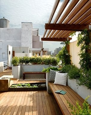 jardins de varanda e jardins em terraços