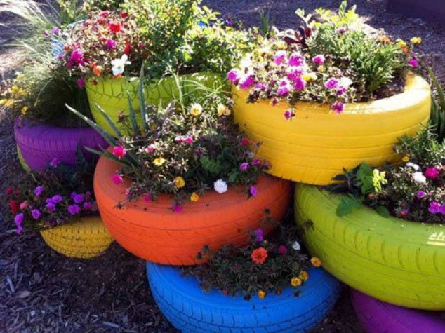 DIY bricolage jardim reciclagem (9)