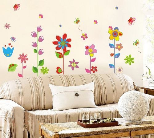 Como decorar paredes com adesivos