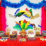 Decoração de Carnaval para festa infantil