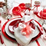 decoração de mesa para o Dia dos Namorados