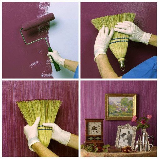 Como pintar uma parede com textura