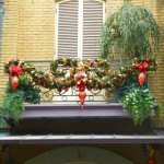varandas decoradas para o Natal